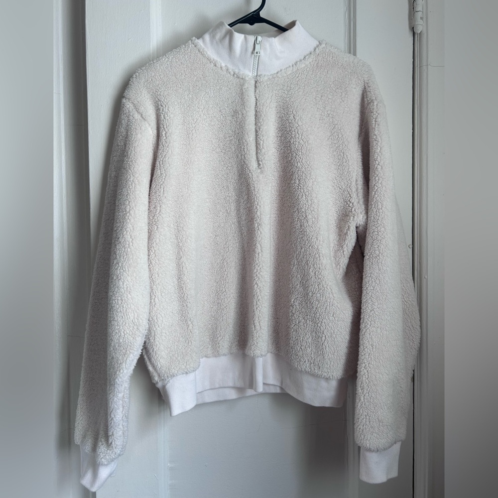 GAP Sherpa Quarter Zip Sweatshirt